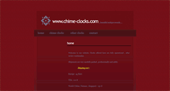 Desktop Screenshot of chime-clocks.com